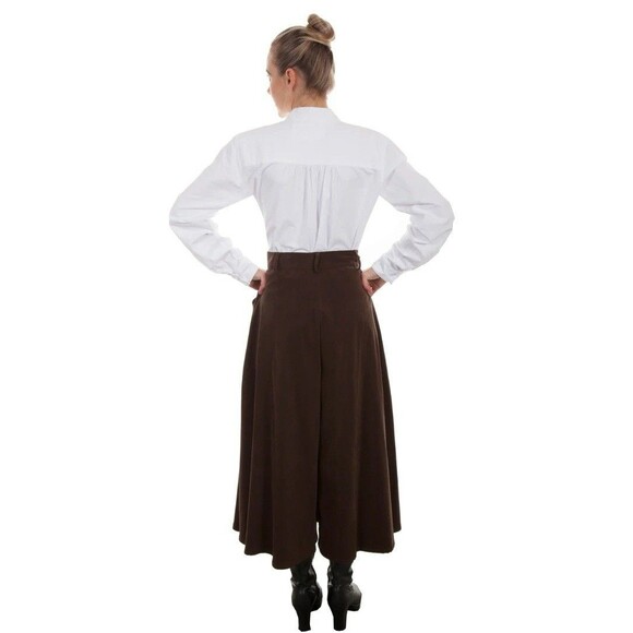 Scully Burgundy Super Wide Leg High Rise Suede Fabric Poly Pants. Size Small. - Picture 14 of 14